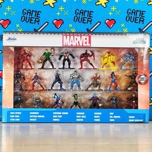 Jada Nano Metalfigs 20 piece Marvel set, Venom, Adam Warlock, Youndu, Nova New